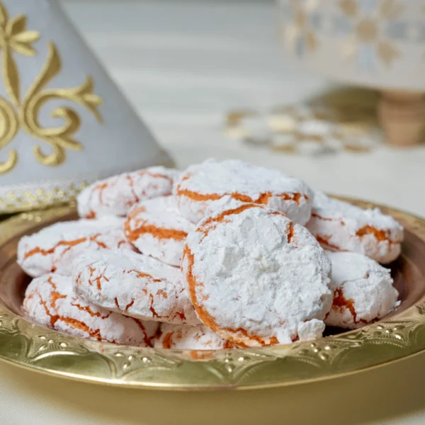 Orange-flavored Almond Ghriba